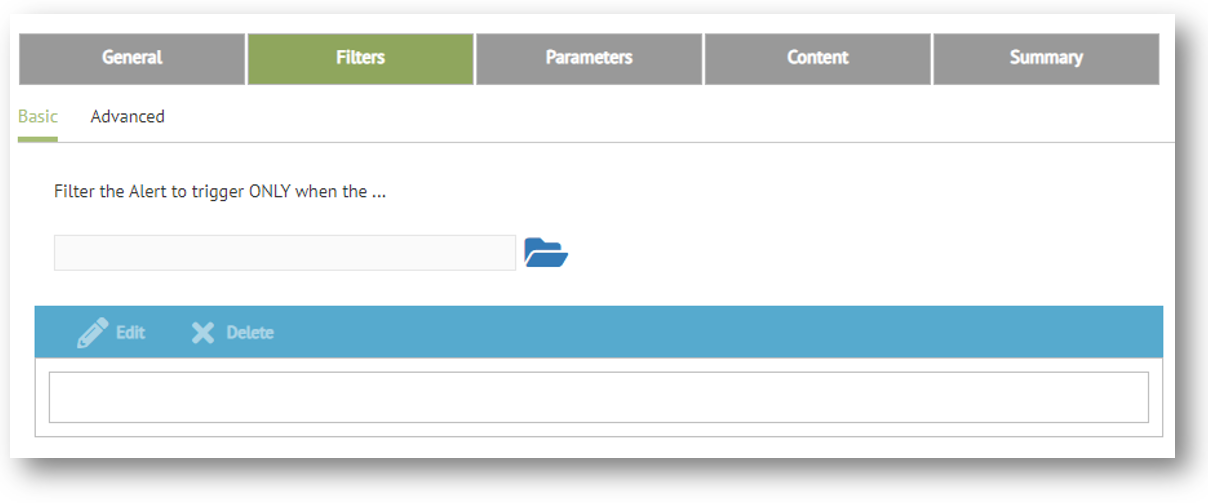 Alert Filters
